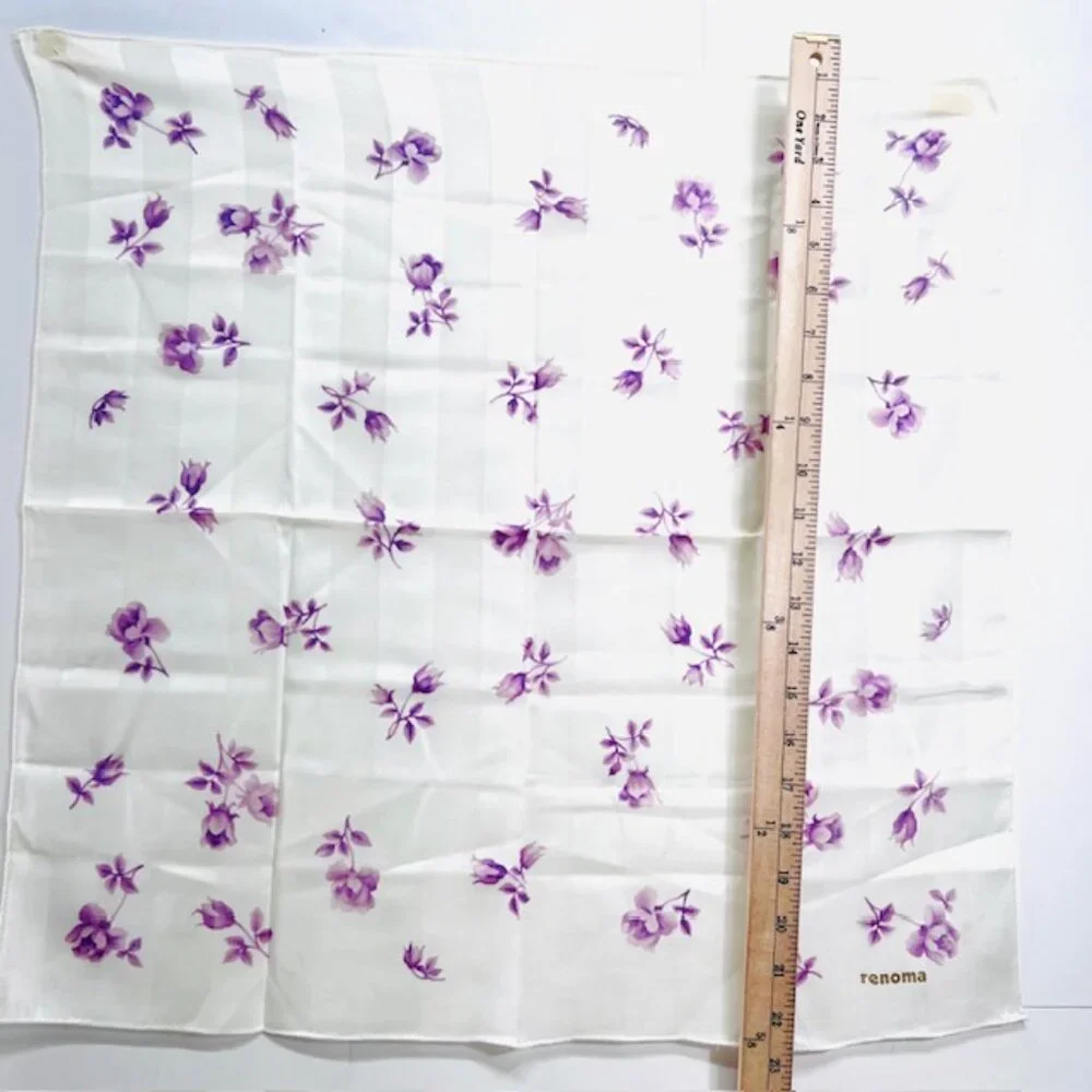 New  Soft Sillky  Renoma Paris SCarf  100% Silk 23
